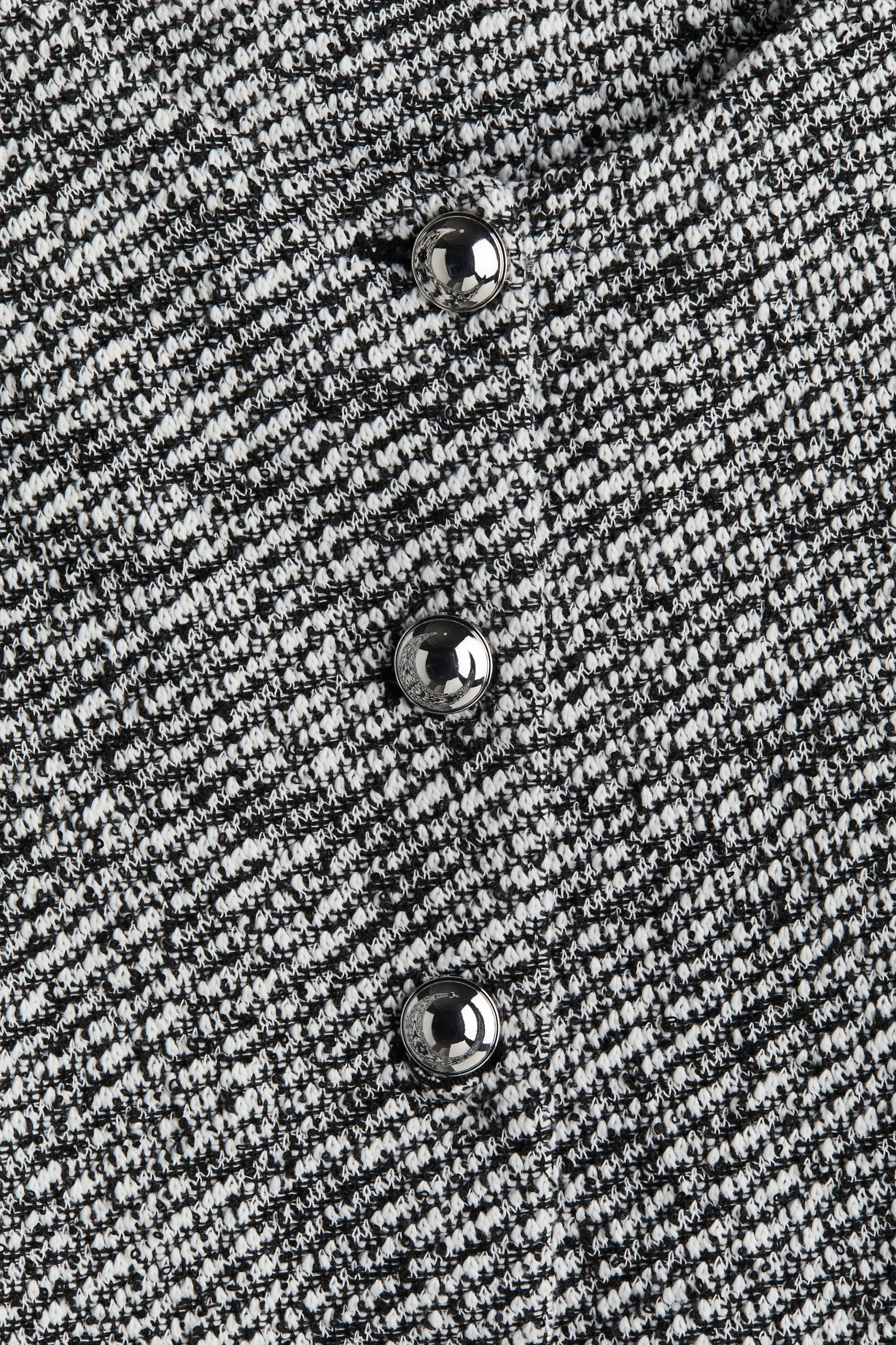Gilet en bouclette - Black marl
