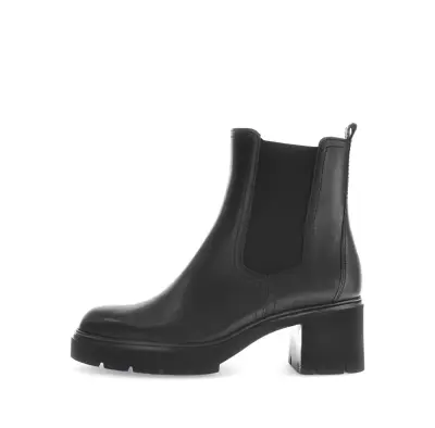 Bottines Gabor 71.870.27 Noires - Cuir Lacets Grande Pointure Femme — photo 2