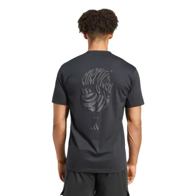 ADIDAS TEE SHIRT YOGA Noir — photo 3