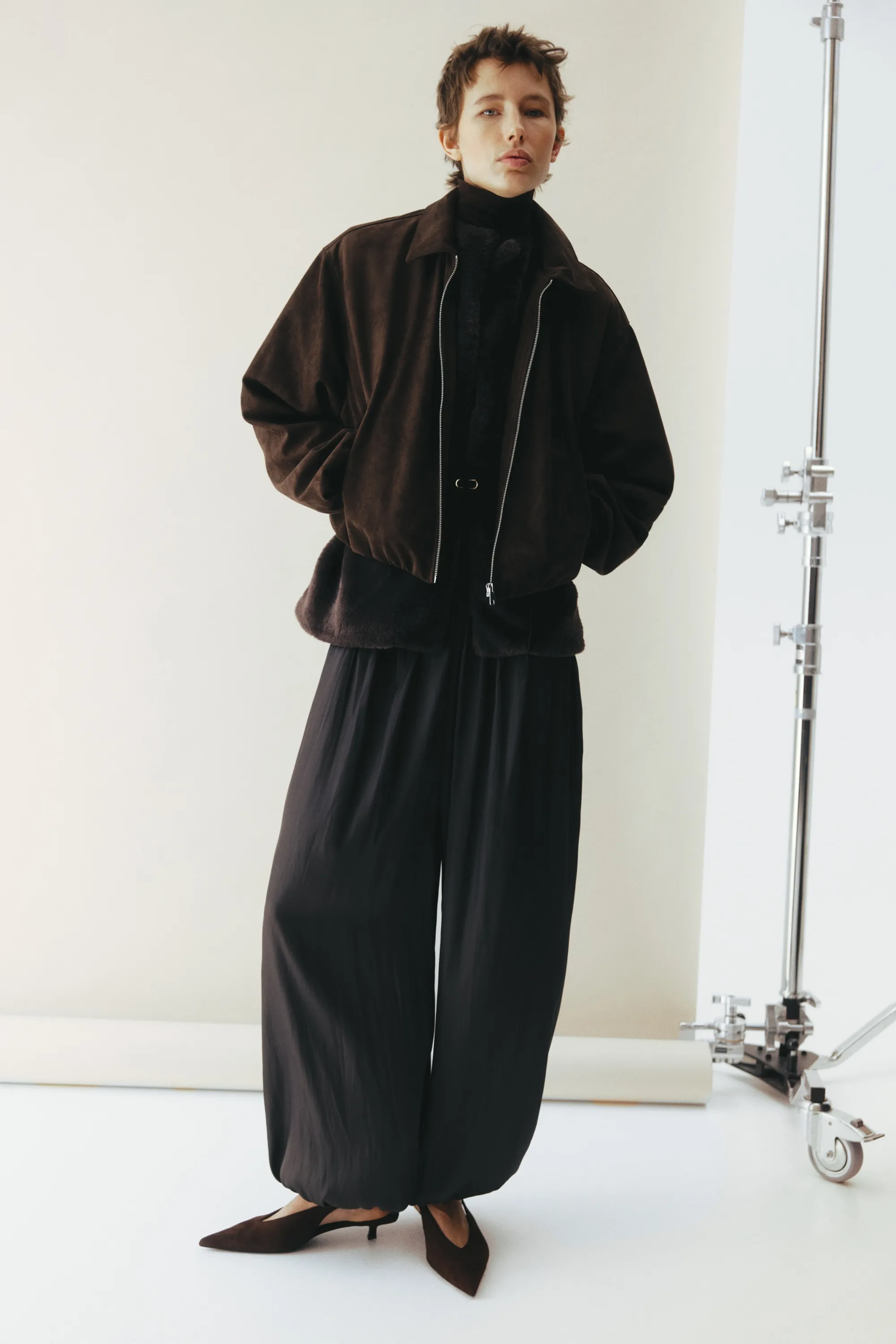 Pantalon ballon - Marron foncé