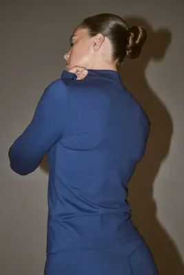 Veste de sport zippée SoftMove™ - Bleu orage — photo 2