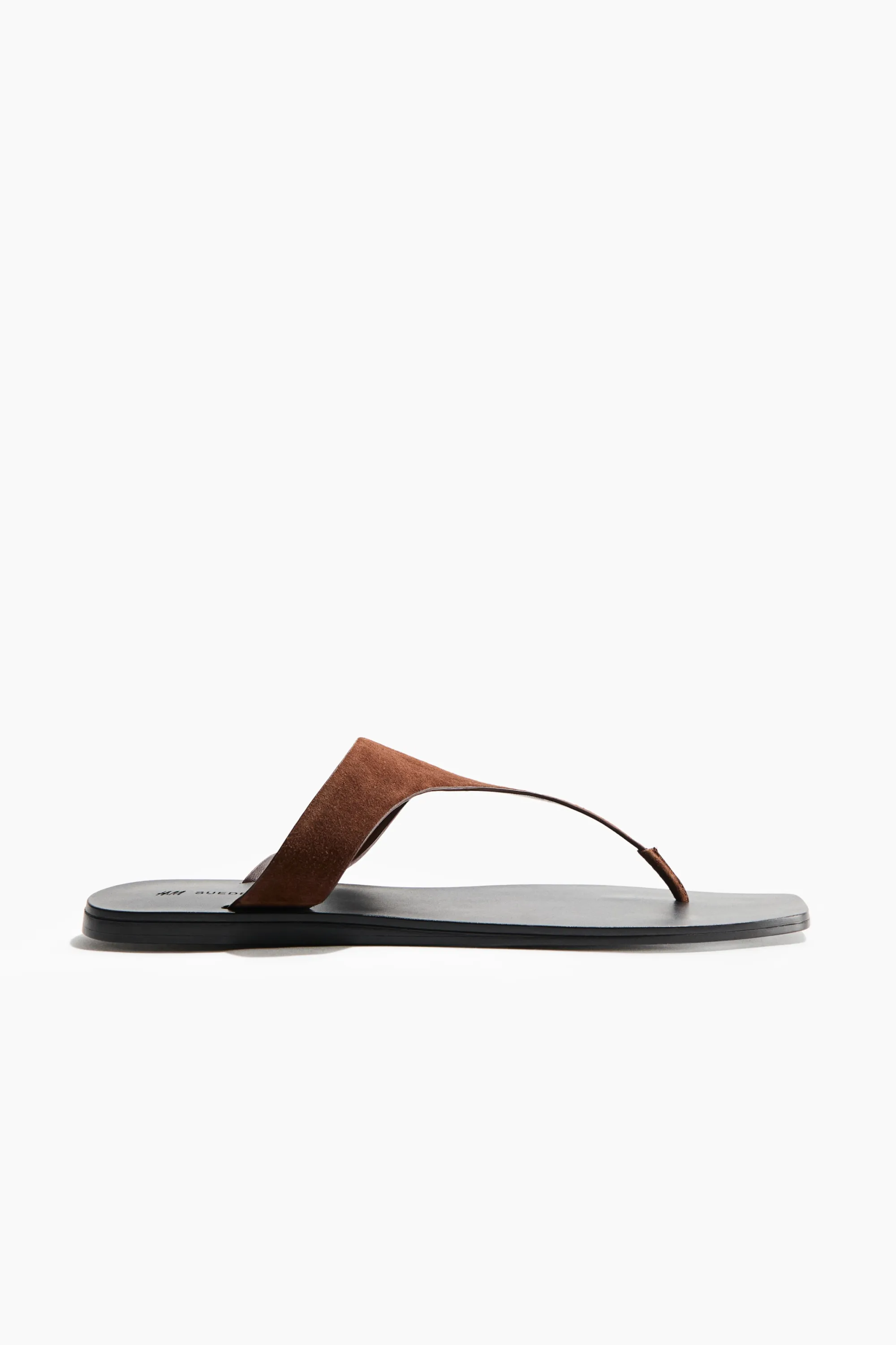 Sandales en cuir - Marron foncé
