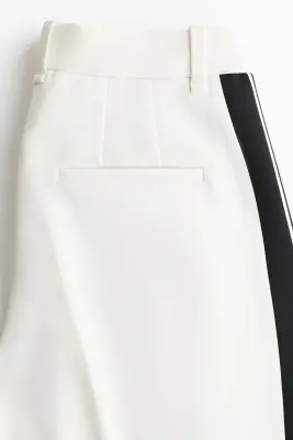 Pantalon chic à jambes larges - Blanc — photo 4