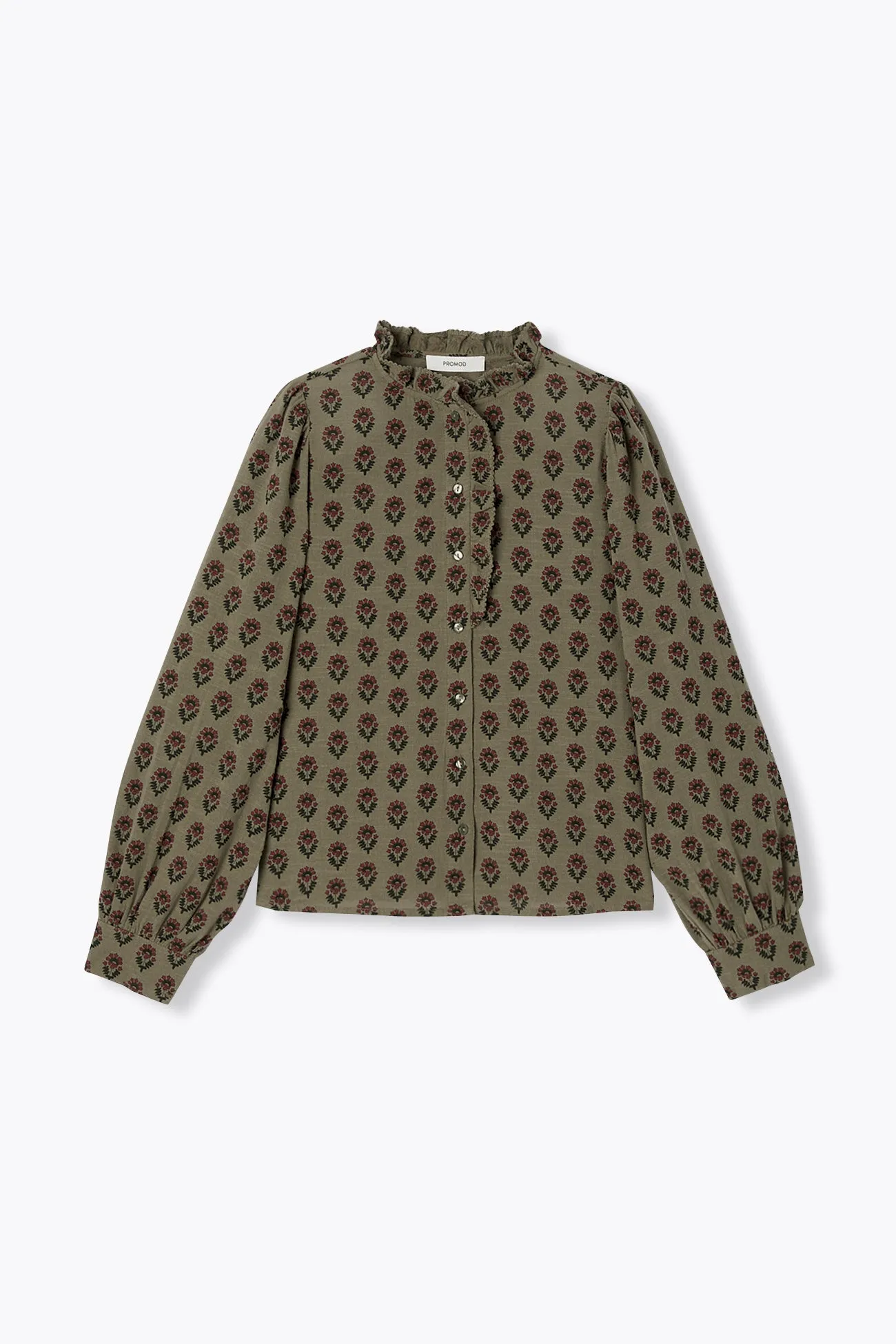 Chemise imprimée en coton