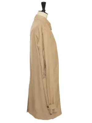 Trench Homme en coton beige S/S 2014 par Kris Van Assche Prix boutique 2000€ Taille 48 — photo 5