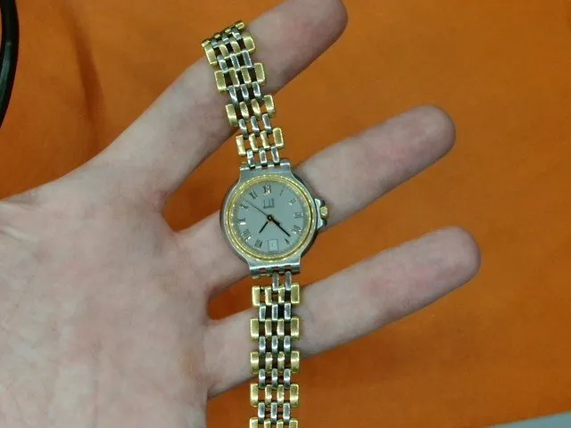 Montre femme bicolore