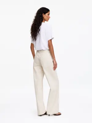 Jean ample CORAL - Blanc cassé — photo 2