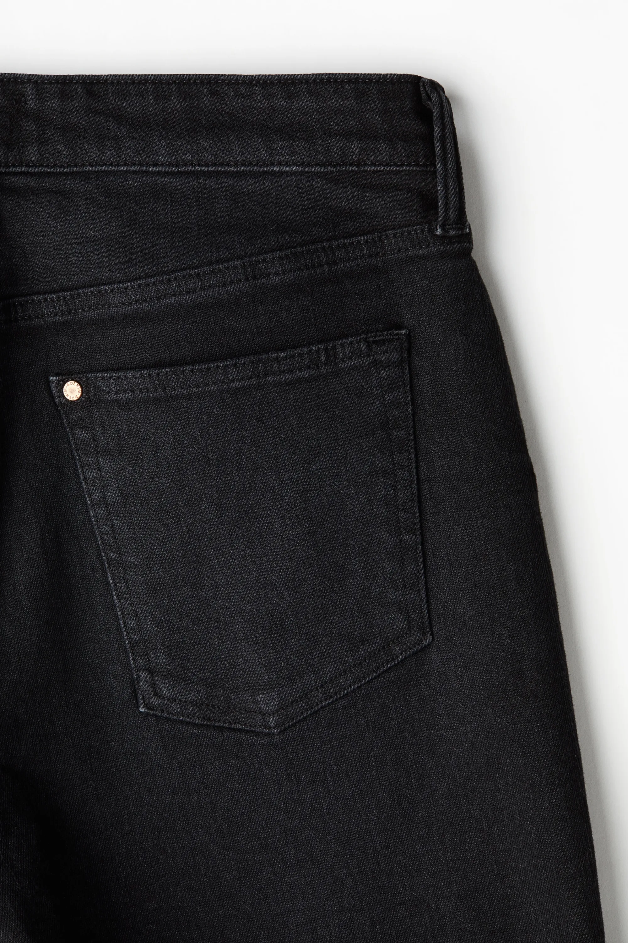 Short Slim en denim - Noir
