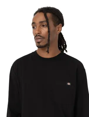 DICKIES TEE SHIRT MANCHES LONGUES Noir — photo 2