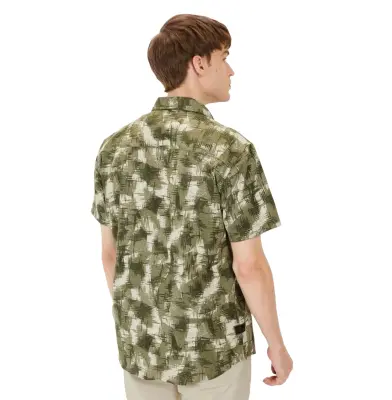 CAMEL ACTIVE CHEMISE IMPRIME Kaki — photo 4