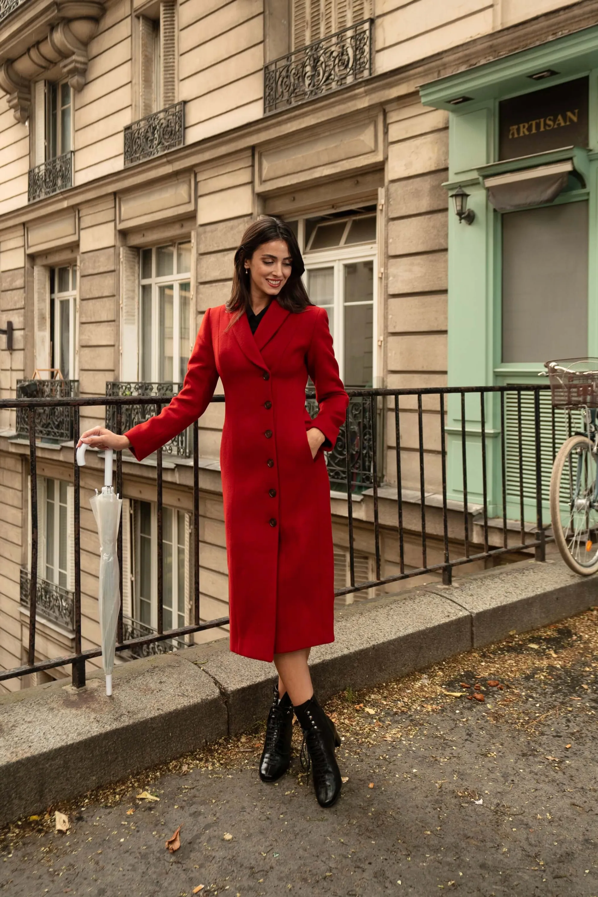 Fayette Coat - Red