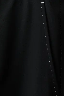 Pantalon chic Regular Fit en laine mélangée - Noir — photo 5