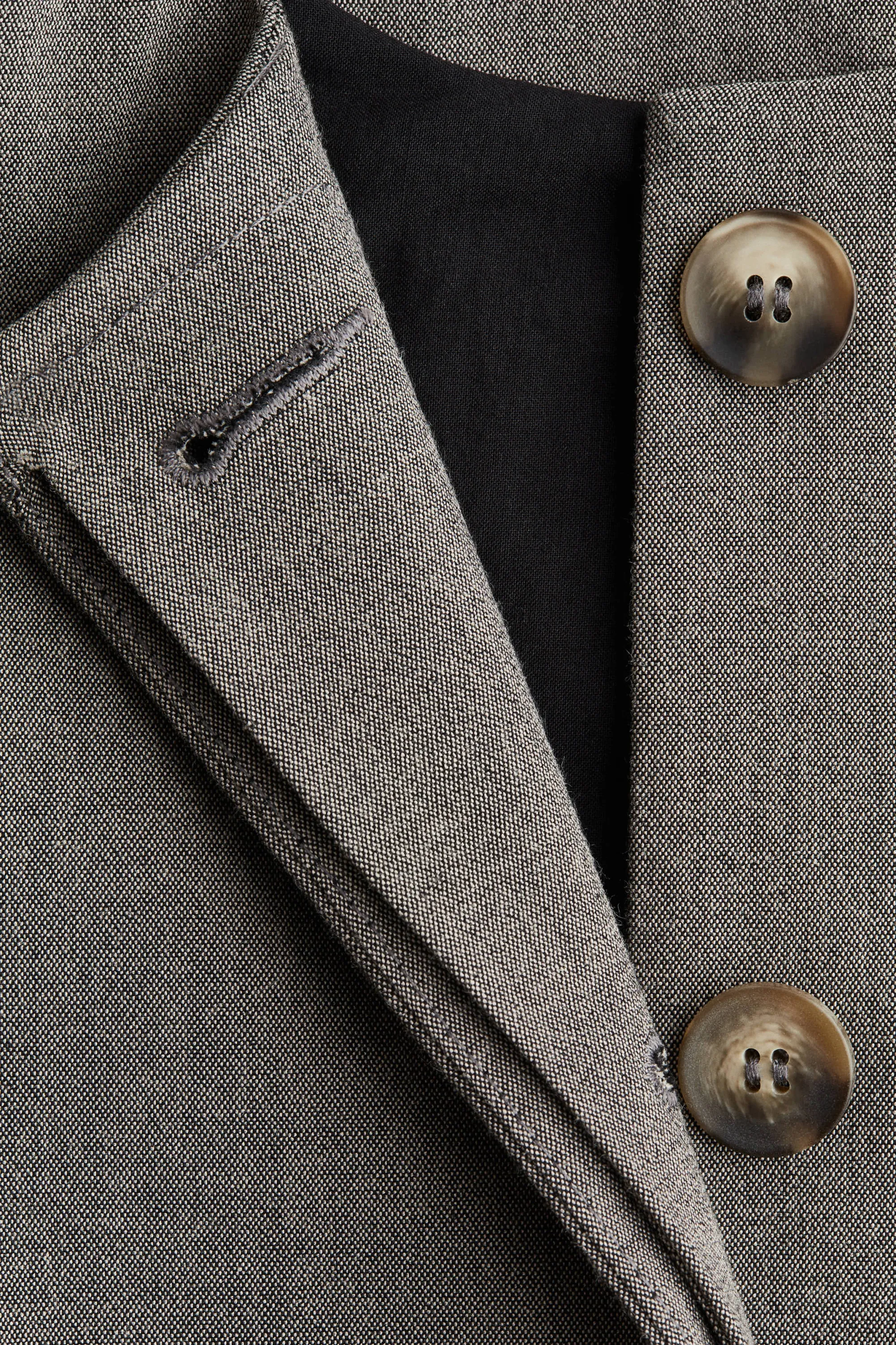 Robe blazer - Gris chiné