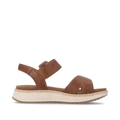Sandales Remonte D3J52-24 Marron - Velcro Boucle Grande Pointure Femme — photo 3