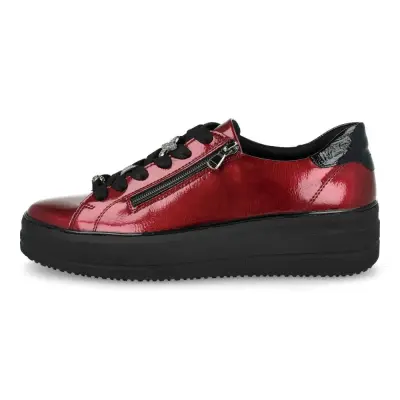 Baskets Remonte D1C09-35 Rouges - Lacets Grande Pointure Femme — photo 2