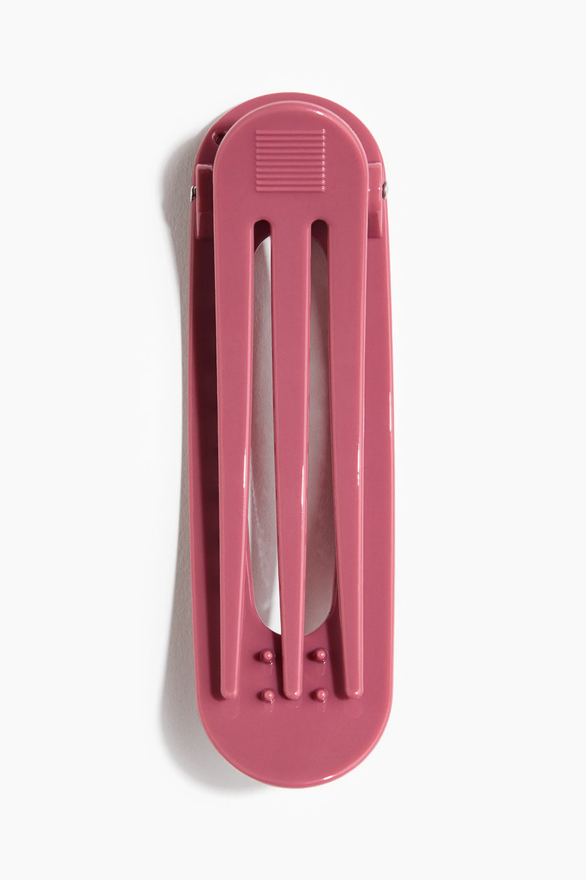 Pince à cheveux en plastique - Rose foncé