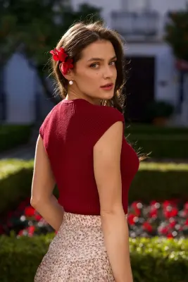 Pamela Knit Top - Cream — photo 4