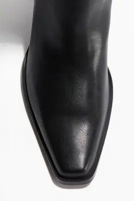 Bottes de hauteur genou - Noir — photo 3