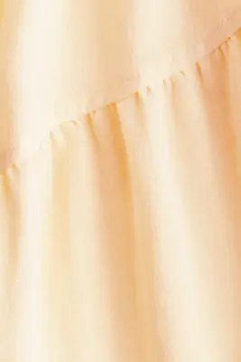Robe volantée à étages - Jaune clair — photo 4