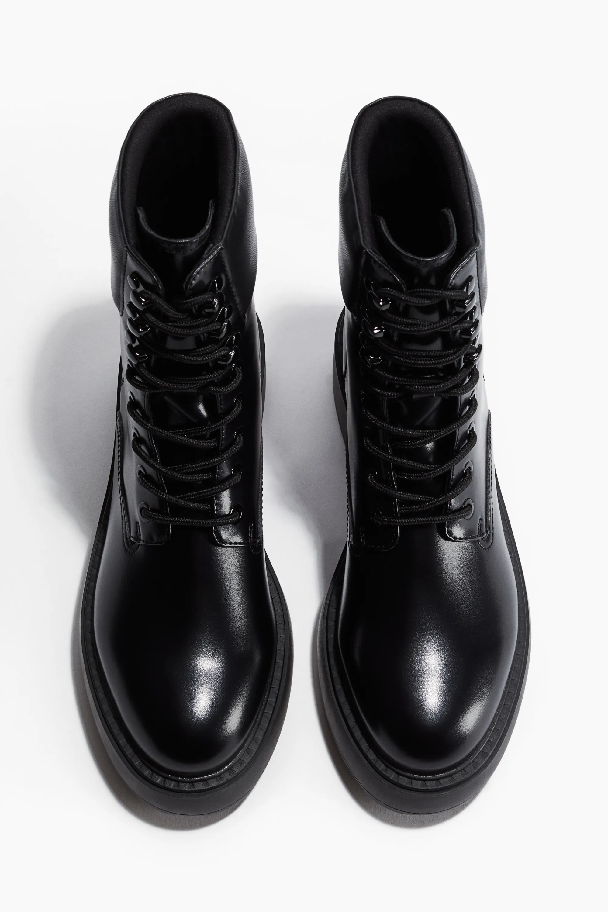 Bottines à lacets - Noir