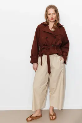 Pantalon balloon uni Femme — photo 3