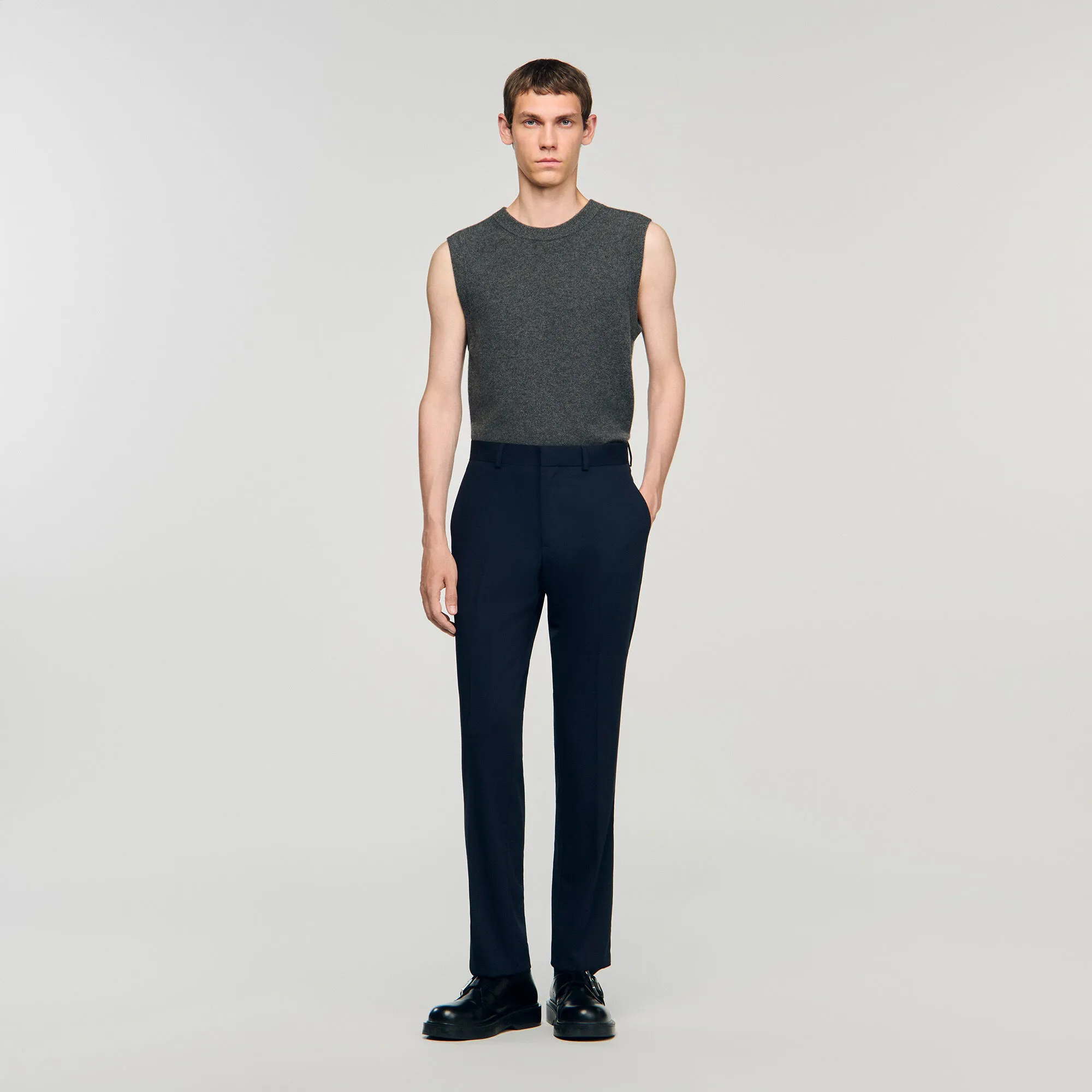 Pantalon de costume en laine