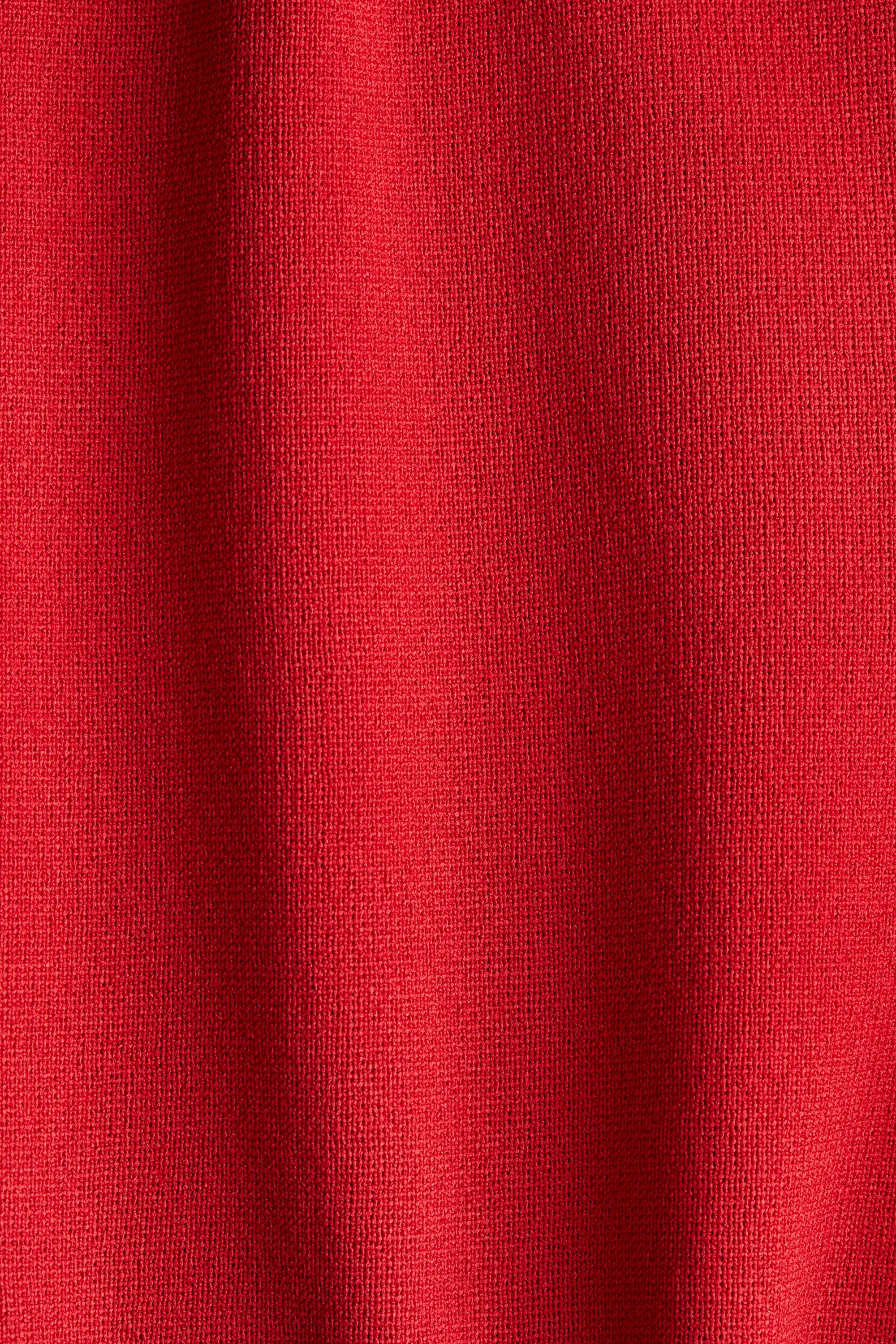 Short de plage en maille fine - Rouge
