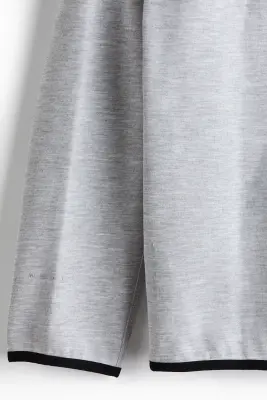 Hoodie de sport zippé DryMove™ - Gris chiné — photo 4