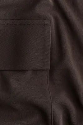 Pantalon cargo avec jambes ballon - Marron foncé — photo 4