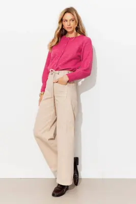 Cardigan enrichi en laine — photo 3