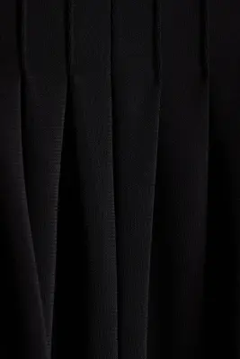 Pantalon plissé à jambes barrel - Noir — photo 4
