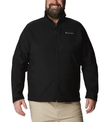 COLUMBIA ASCENDER SOFTSHELL BLOUSON Noir — photo 4