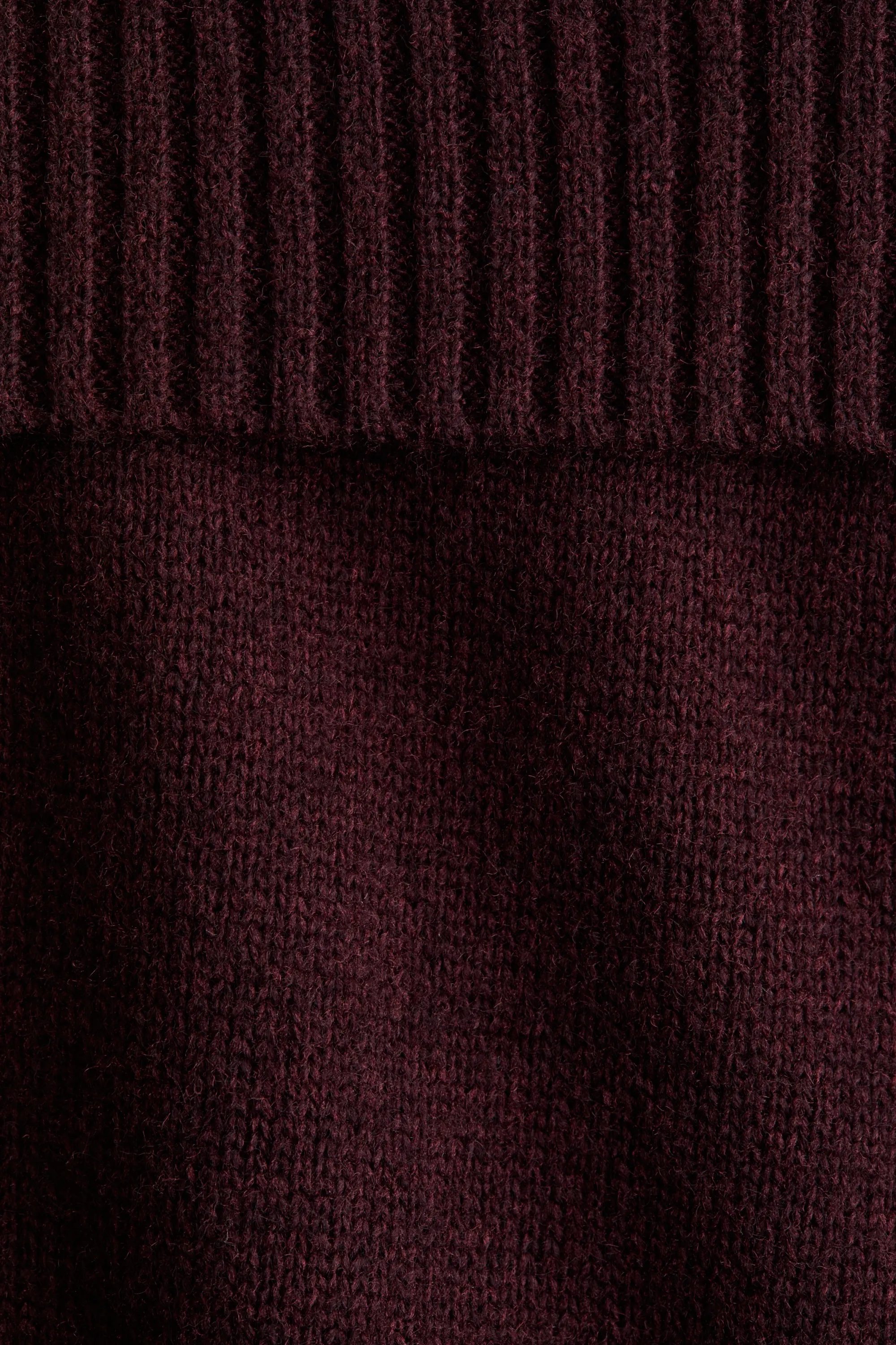 Pantalon de yoga en maille - Bordeaux