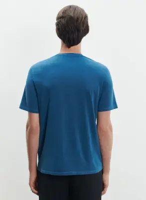 T-shirt en coton organique et élasthanne — photo 3