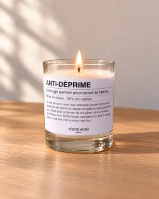 Bougie Anti-Déprime - Rose de Grasse - Félicie Aussi — photo 2