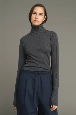 TEE-SHIRT LOIS GRIS ANTHRACITE — photo 1