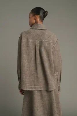 BLOUSE JANA MARRON CHINÉ — photo 3