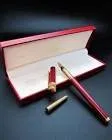 Stylo a plume trinity red lacquer plume 18k