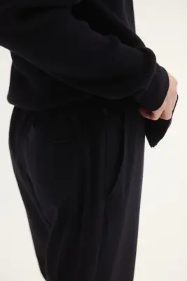 Pantalon Four-way Stretch Regular Fit - Bleu marine — photo 3