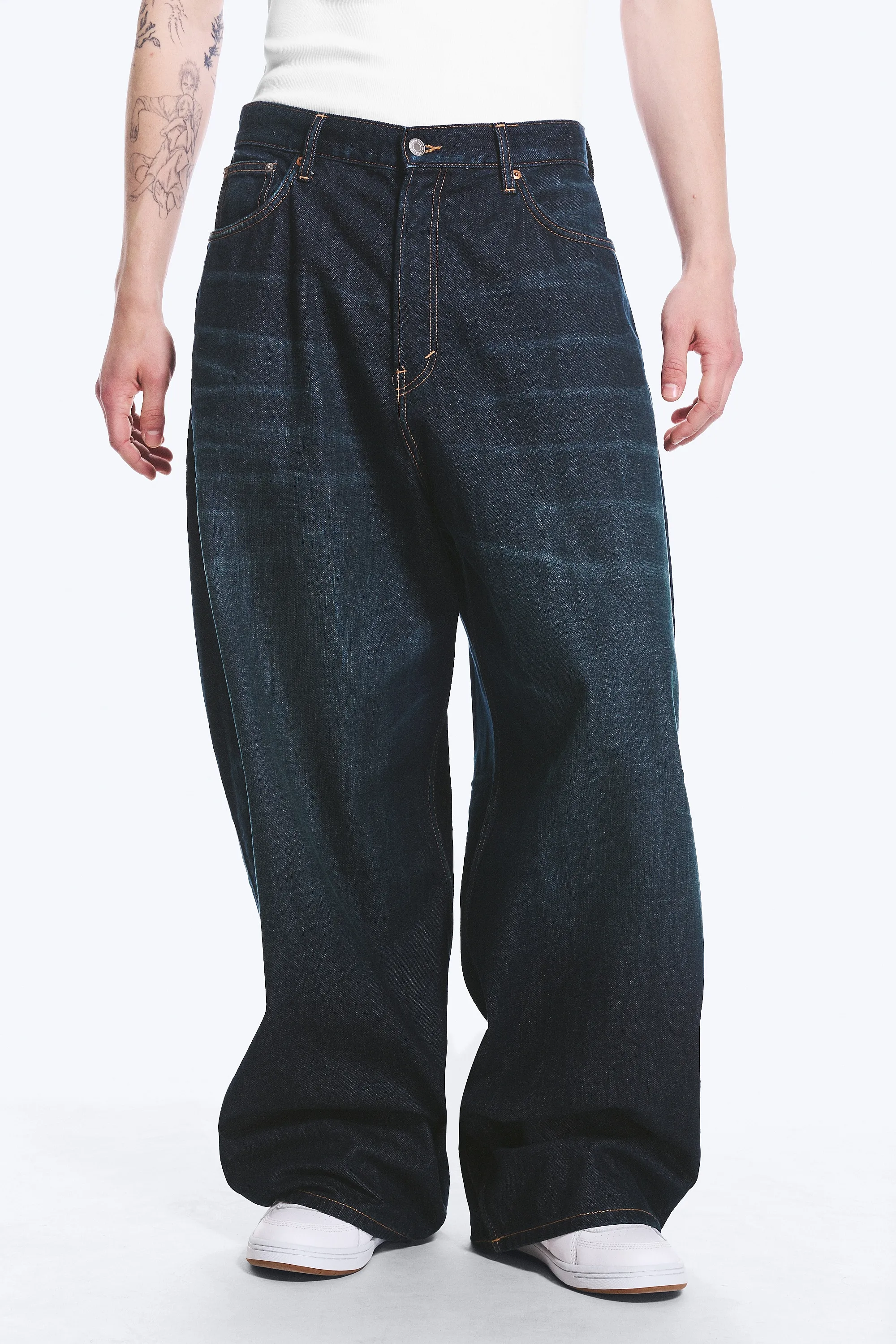 VOID JEAN BAGGY TAILLE BASSE - Bounty Blue - Bleu foncé