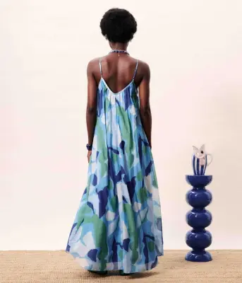 FrNch – Robe Nenufar Bleu — photo 3