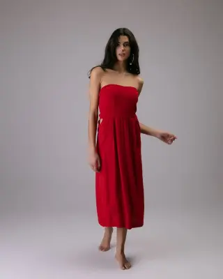 Robe longue Balou Rouge – Karma Koma — photo 4
