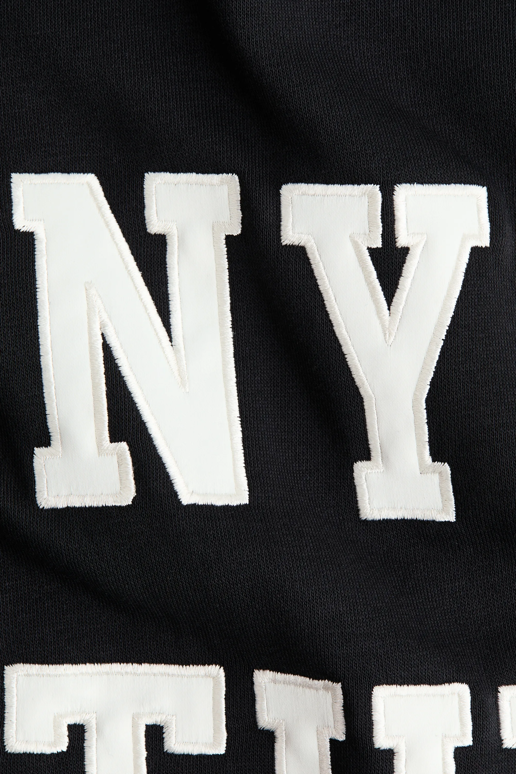 Sweat avec texte - Noir/NYC Studio