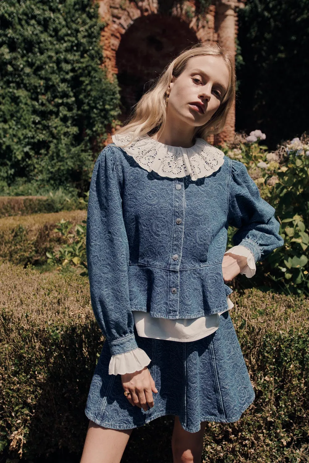 Blouse Lizia Middle Blue