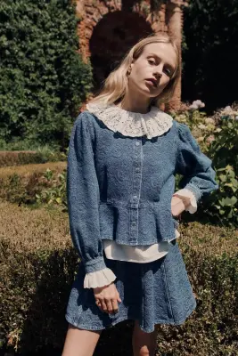 Blouse Lizia Middle Blue — photo 1