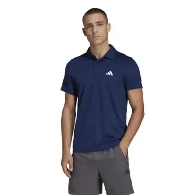 ADIDAS POLO GRANDE LONGUEUR Marine — photo 1