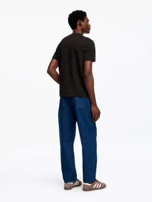 T-shirt classique en interlock - Noir — photo 3