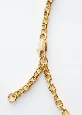 Collier chaîne avec détail torsadé - Doré — photo 2