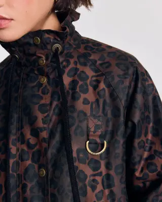 Veste Anaïs léopard fauve Barbour x Balzac — photo 2