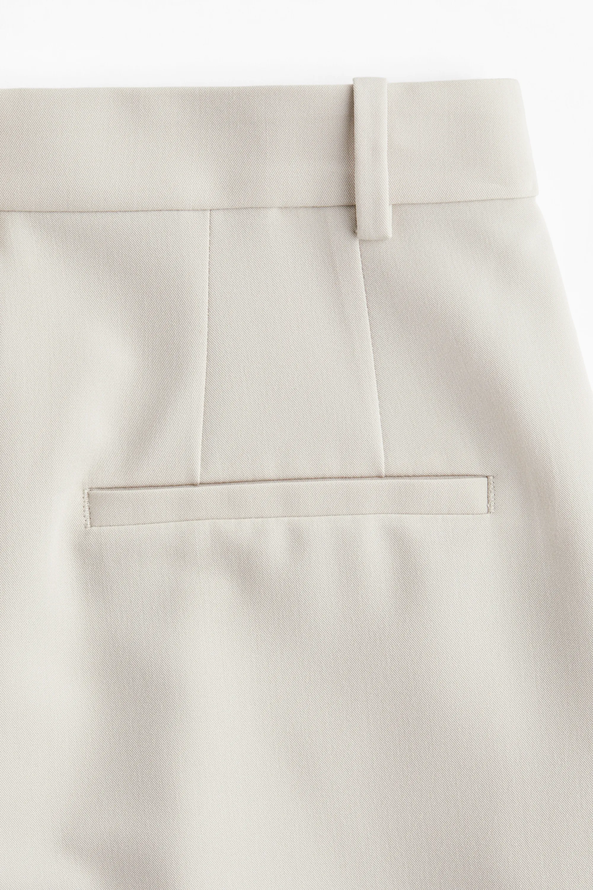 Pantalon large - Taupe clair